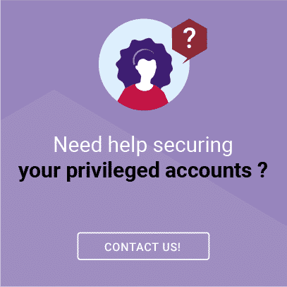 Bannière contact securing privileged accounts